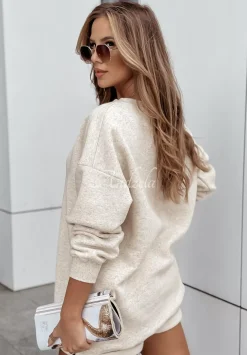 Bluza Damska Oversize Konopia Catharina Bezowa