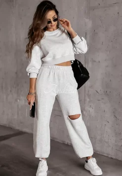 Bluza Dresowa Jump Into Fall Szara