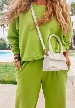 Bluza Oversize Day Off Limonkowa