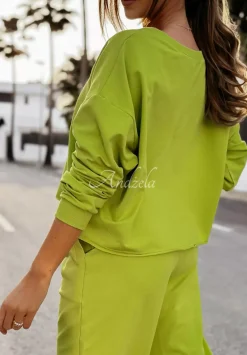 Bluza Oversize Day Off Limonkowa