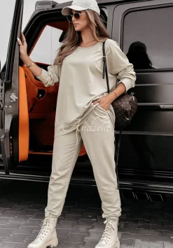 Bluza Oversize Power Flex Bezowa