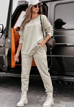 Bluza Oversize Power Flex Bezowa