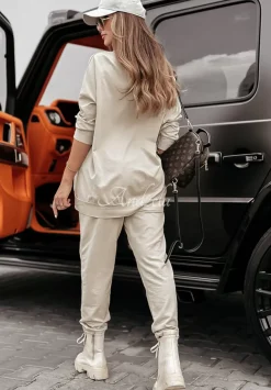 Bluza Oversize Power Flex Bezowa