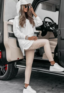 Bluza Z Kapturem Chill Outfit Ecru