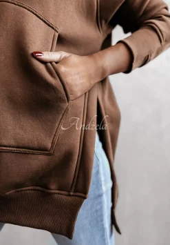 Bluza Z Kapturem Olvido Czekoladowa