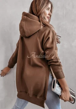 Bluza Z Kapturem Olvido Czekoladowa