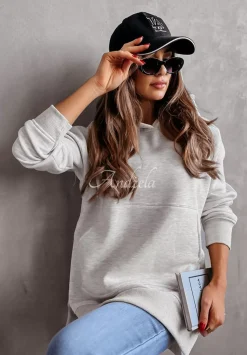Bluza Z Kapturem Olvido Jasnoszara