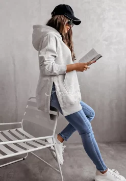 Bluza Z Kapturem Olvido Jasnoszara