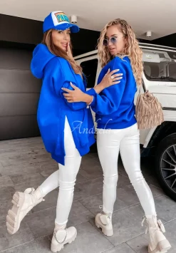 Bluza Z Kapturem Olvido Kobaltowa