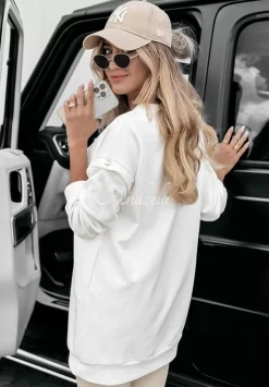 Bluza Z Odpinanymi Rekawami Verdona Ecru