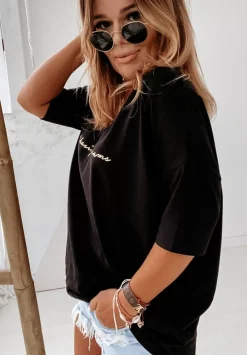 Bluzka Oversize Chasing Dreams Czarna
