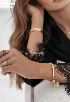 Bransoletka All About Beads Zlota