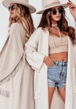 Dlugi Kardigan Oversize Z Fredzlami Cocomore Dress Code Ecru