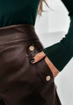 Dopasowany Sweter Z Golfem Solange Butelkowa Zielen