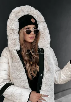 Dwustronna Kurtka Z Futerkiem Arctic Winter Czarna