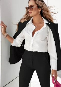 Eleganckie Spodnie Keep It Classy Czarne