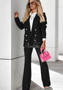 Eleganckie Spodnie Keep It Classy Czarne