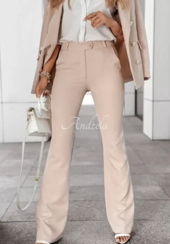 Eleganckie Spodnie Keep It Classy Nude