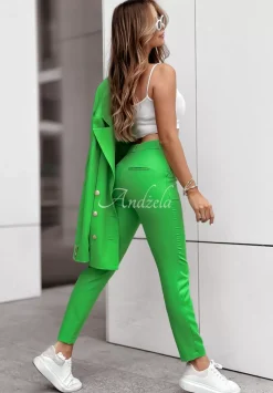 Eleganckie Spodnie Key To Success Zielone