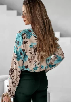 Eleganckie Spodnie Z Paskiem Admire Butelkowa Zielen
