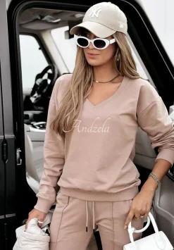 Komplet Dresowy Basic Fit Mokka