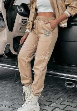 Komplet Dresowy California Girl Camelowy