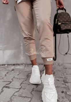 Komplet Dresowy People Bezowy