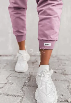 Komplet Dresowy People Liliowy