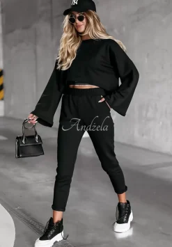 Komplet 3In1 Bluza, Spodnie I Top No Limits Czarny