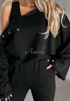Komplet 3In1 Bluza, Spodnie I Top No Limits Czarny