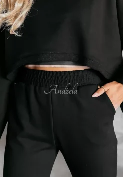 Komplet 3In1 Bluza, Spodnie I Top No Limits Czarny