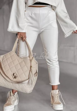 Komplet 3In1 Bluza, Spodnie I Top No Limits Ecru