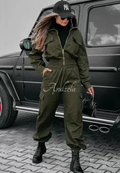 Komplet Outfit The World Khaki