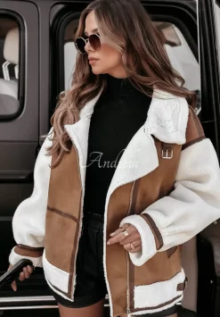Krotka Kurtka Kozuch Steal The Trend Camelowy