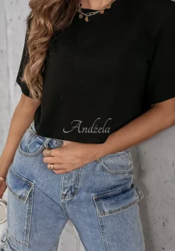 Krotki T-Shirt Chicky-Chick Czarny