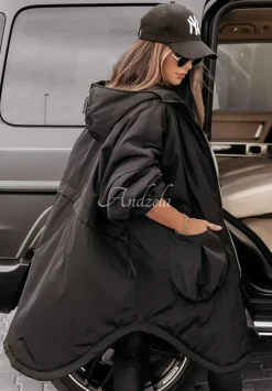 Kurtka Parka Rain On Me Czarna