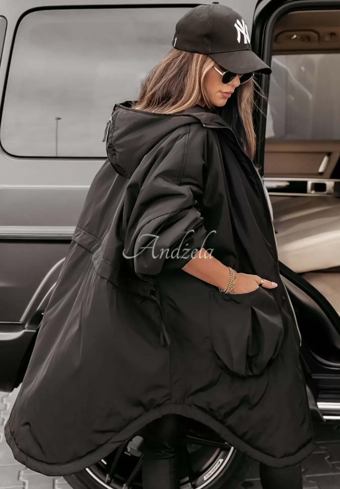 Kurtka Parka Rain On Me Czarna