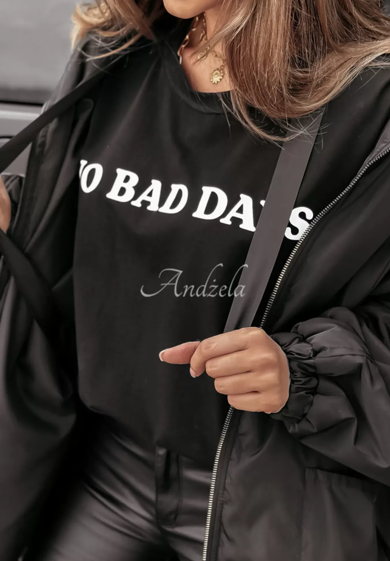 Kurtka Parka Rain On Me Czarna