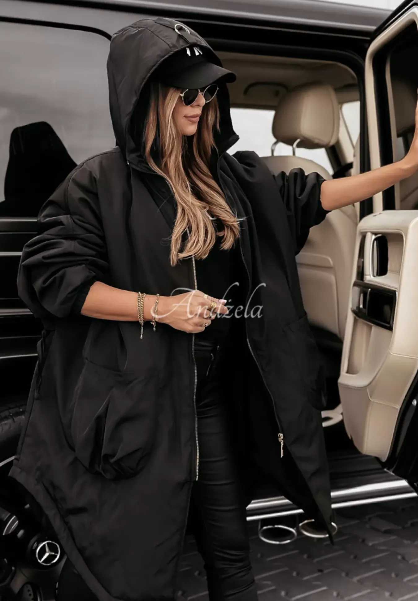 Kurtka Parka Rain On Me Czarna