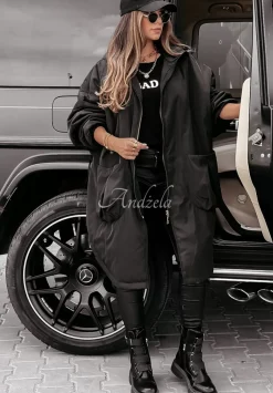 Kurtka Parka Rain On Me Czarna