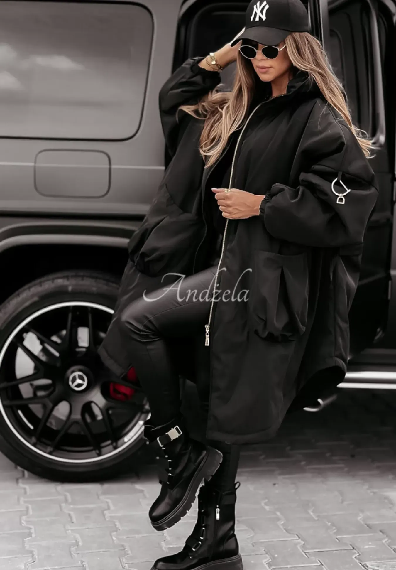 Kurtka Parka Rain On Me Czarna