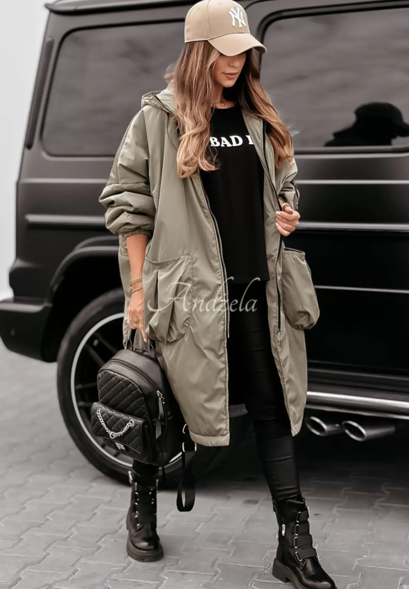 Kurtka Parka Rain On Me Khaki