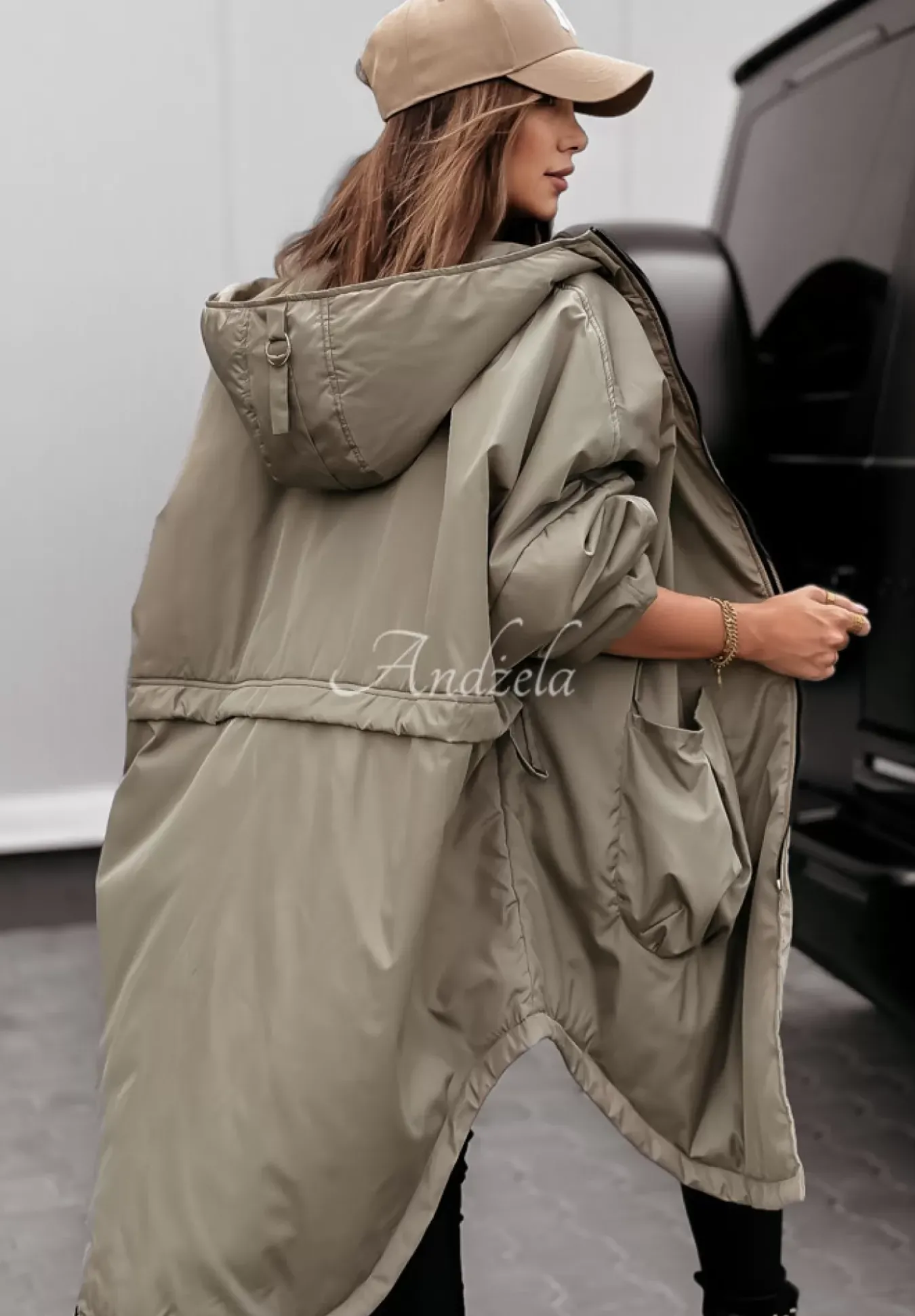 Kurtka Parka Rain On Me Khaki