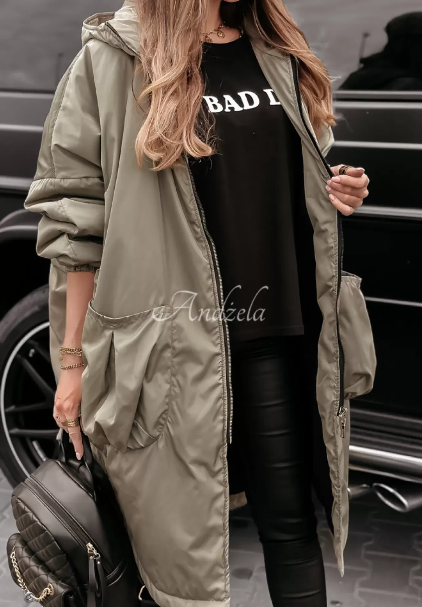 Kurtka Parka Rain On Me Khaki