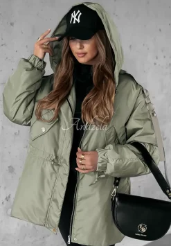 Kurtka Parka Z Kapturem Changing Seasons Khaki