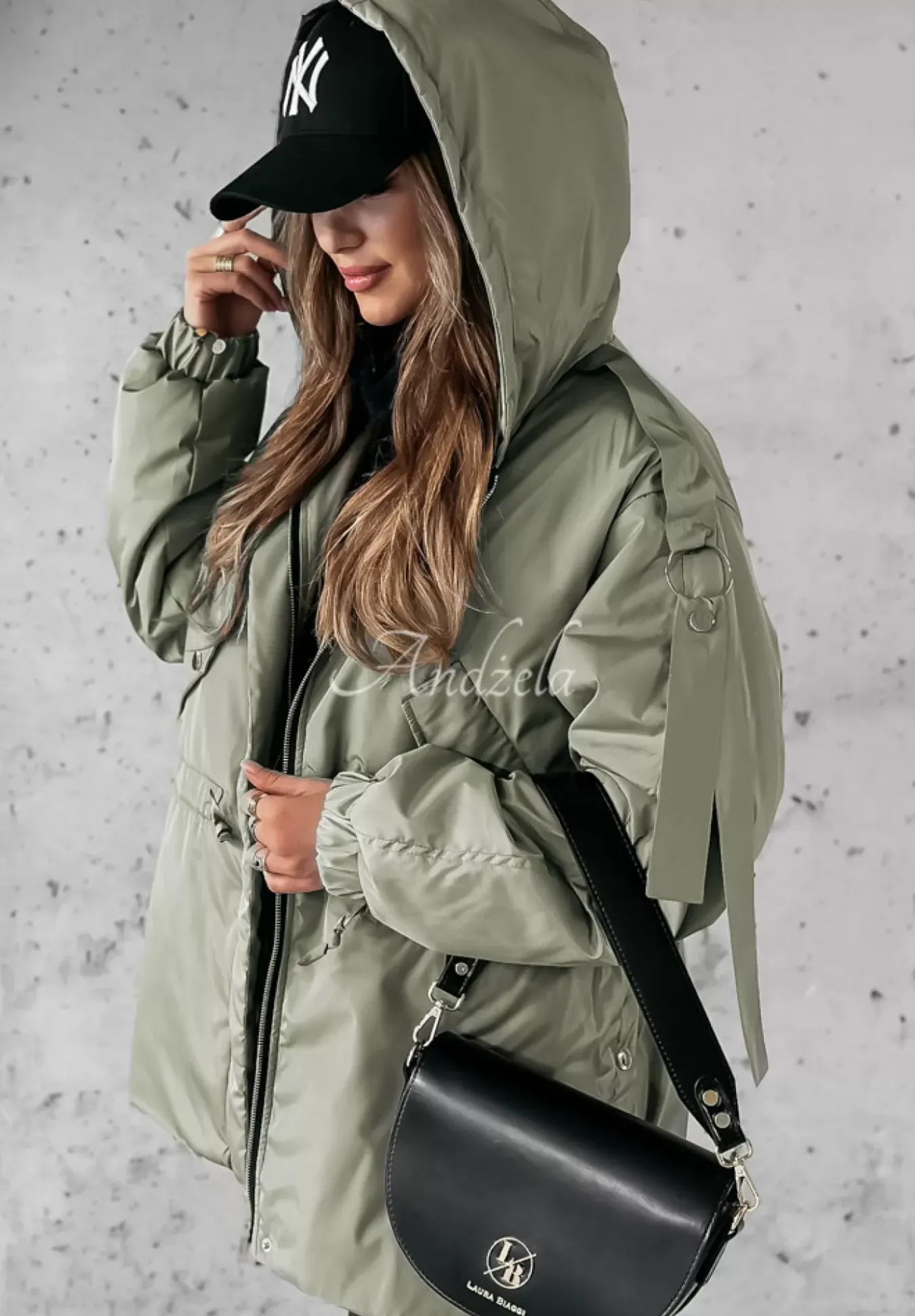Kurtka Parka Z Kapturem Changing Seasons Khaki