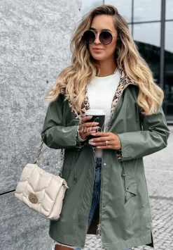 Kurtka Parka Z Kapturem Lil Panther Khaki