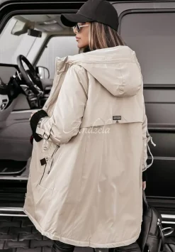 Kurtka Parka Z Kapturem Windy Willow Bezowa