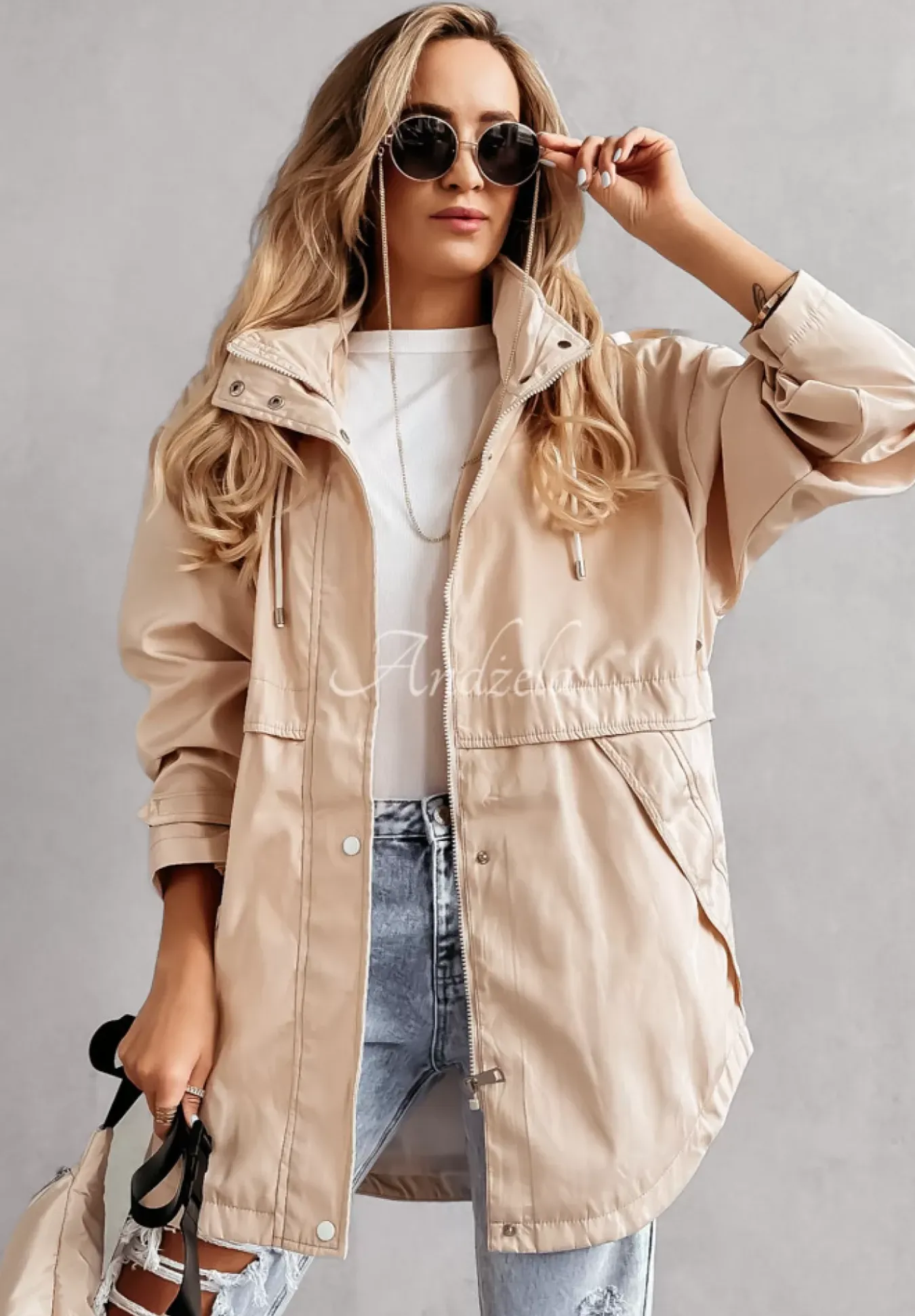 Kurtka Parka Z Nerka New To You Bezowa