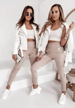 Legginsy Z Wysokim Stanem Brinna Nude
